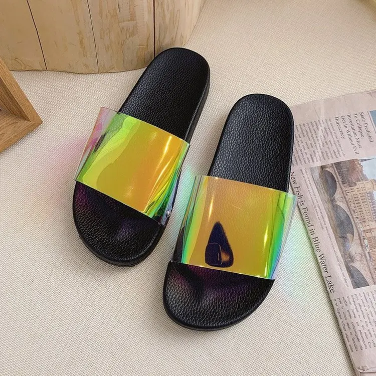 

2021 summer new women's sandals PU low heel