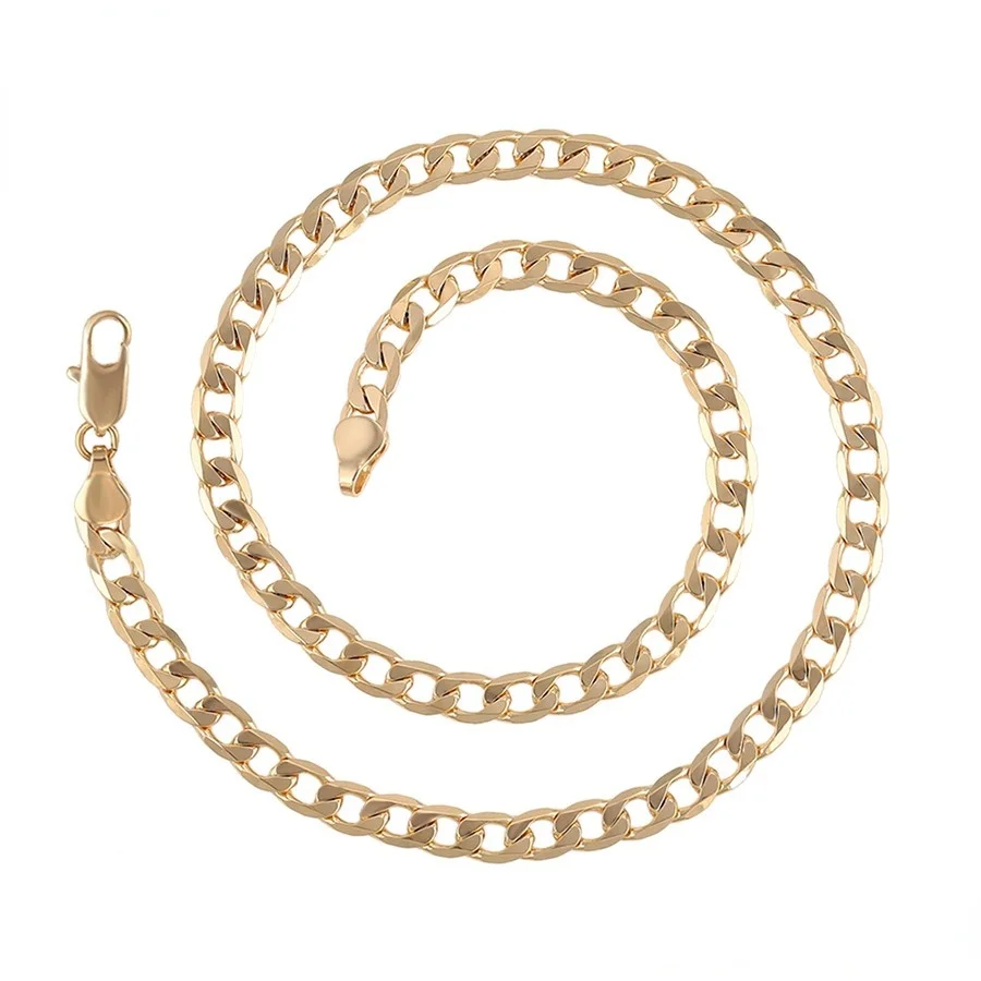 

A00854869 Xu Ping jewelry fashion new high quality hip hop neutral versatile 18K gold chain necklace