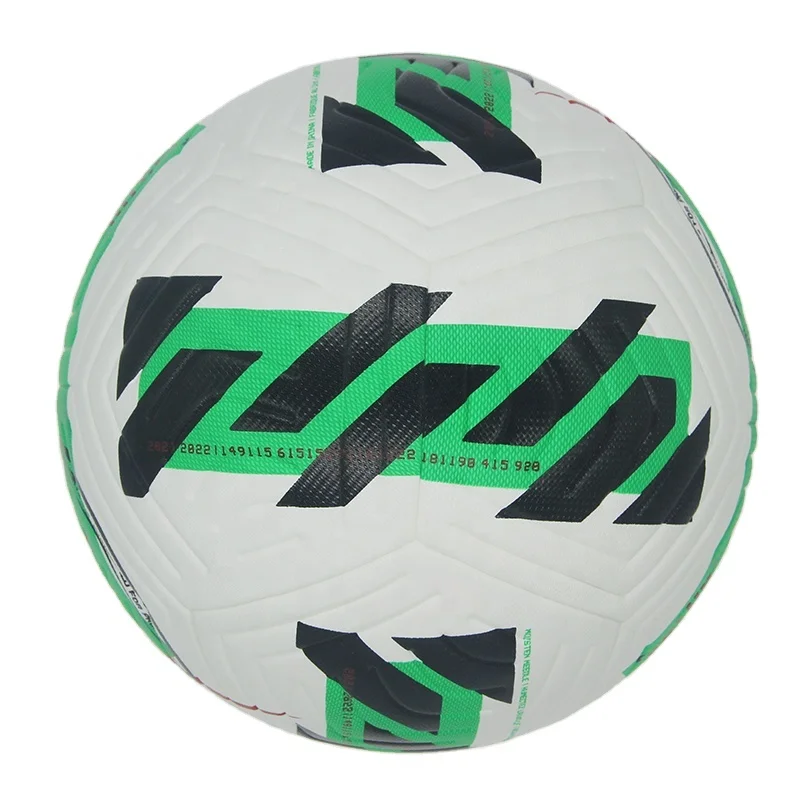 

2021-2022 New Soccer Ball Factory wholesale low custom ball green PU Seamless Football Training Soccer Balls