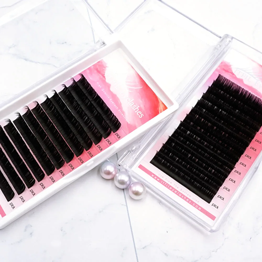 

JTFIL 0.05 label vegan lashes tray personalised lash extensions