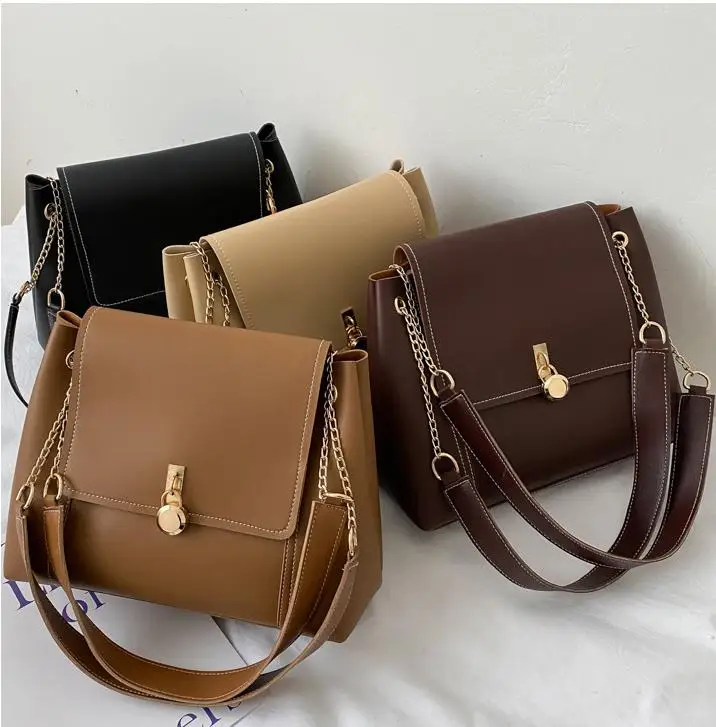 

Twinkle New Trendy Korean Style Temperament Shoulder Luxury Leather Underarm Simple Ladies Handbags Women Messenger Bags