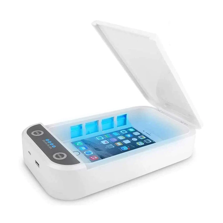 

car armrest box with mobile phone wireless charging uv sterilizer box wireless charging mobile phone holder
