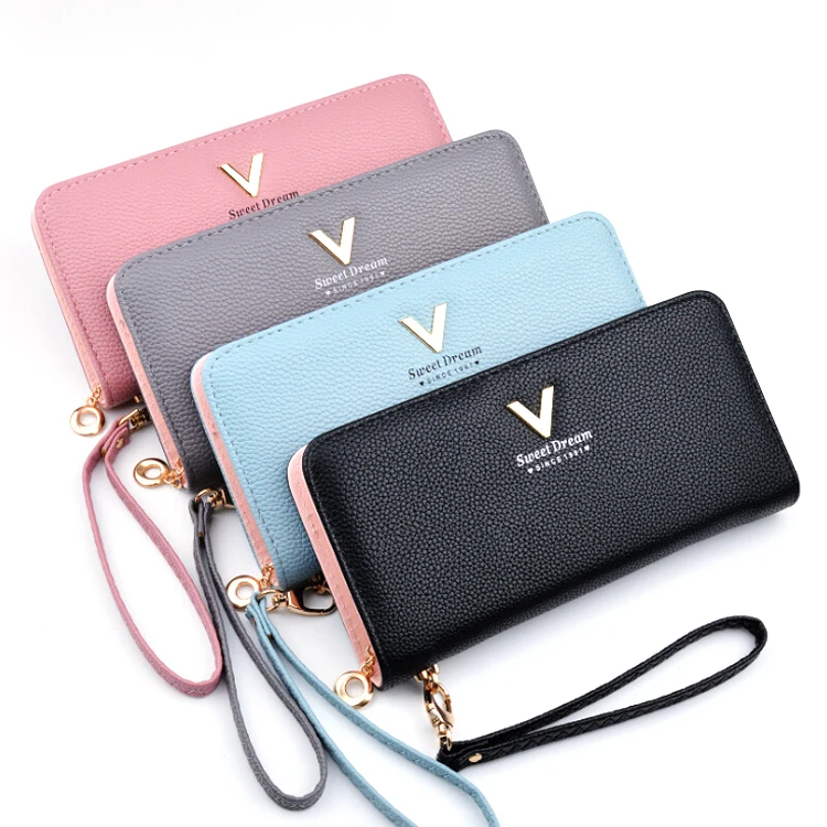 

Factory Direct Sale Striped Big Purses For Women High Quality Credit Card Wallet Fashion Wallet Women Long Purse Wallet Card, Customized color