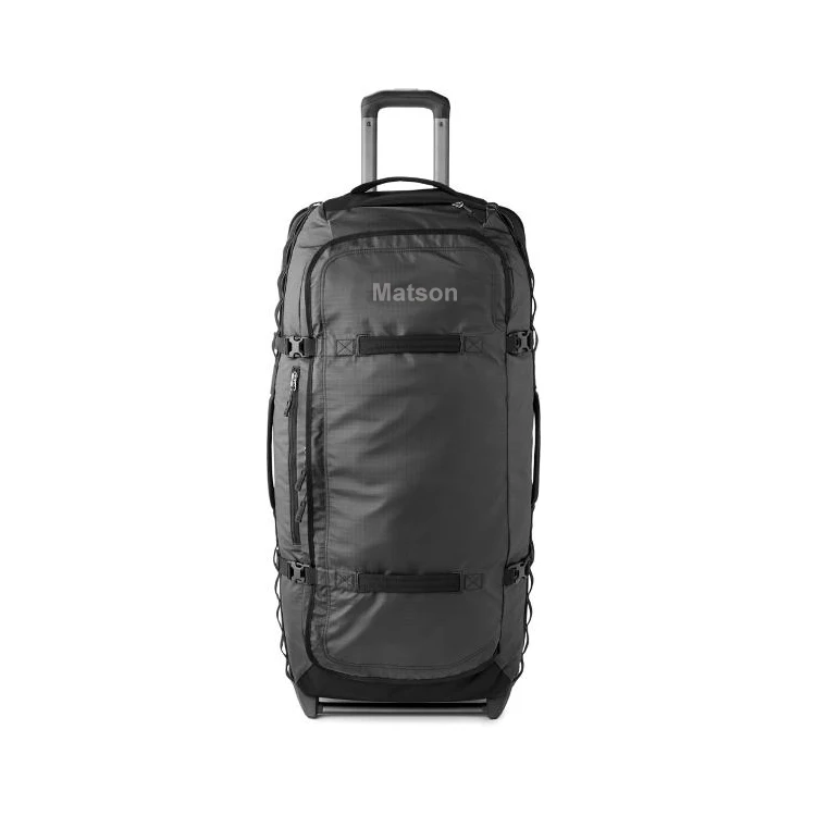 

Large Capacity Rolling Duffle Bag Carry-on Luggage Wheeled Trolley Bags With Side Compression Belt, As show