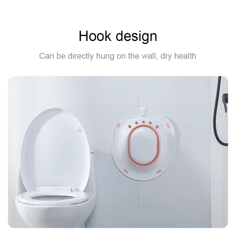 Multicolor Sitz Bath Plastic Material Irrigator Sitz Bath 