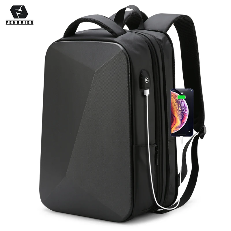 

FENRUIEN 15.6 inch Laptop Backpack Anti-theft Waterproof School Backpack USB Charge Men Business Travel Bag Backpack New Design