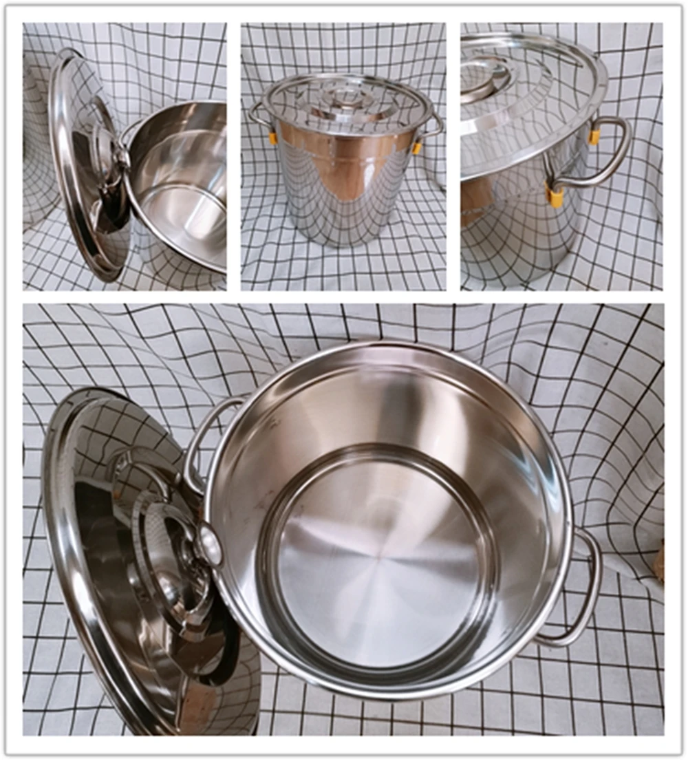 2020 High Quality Commercial Cooking Pot Stainless Steel Stock Pot 30cm