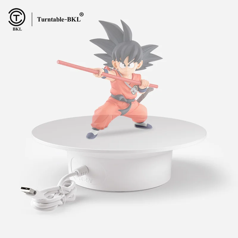 15cm or 20CM with 360 Degree USB Rechargeable Electric Rotating Display Stand with Jewelry Mini Turntable Photography Turntable