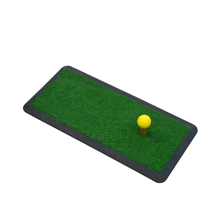 

Factory Price Tees Rubber Artificial Grass Hitting Batting Golf Traning Swing Mat, Green