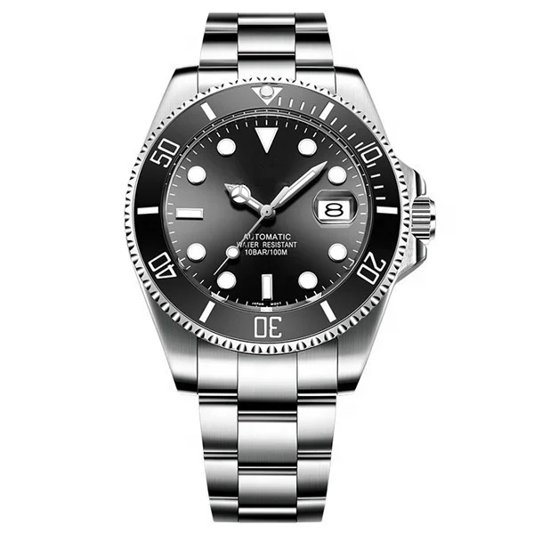 

OEM Luxury Rotating NH35 Automatic Diver Mens Stainless Steel Watch