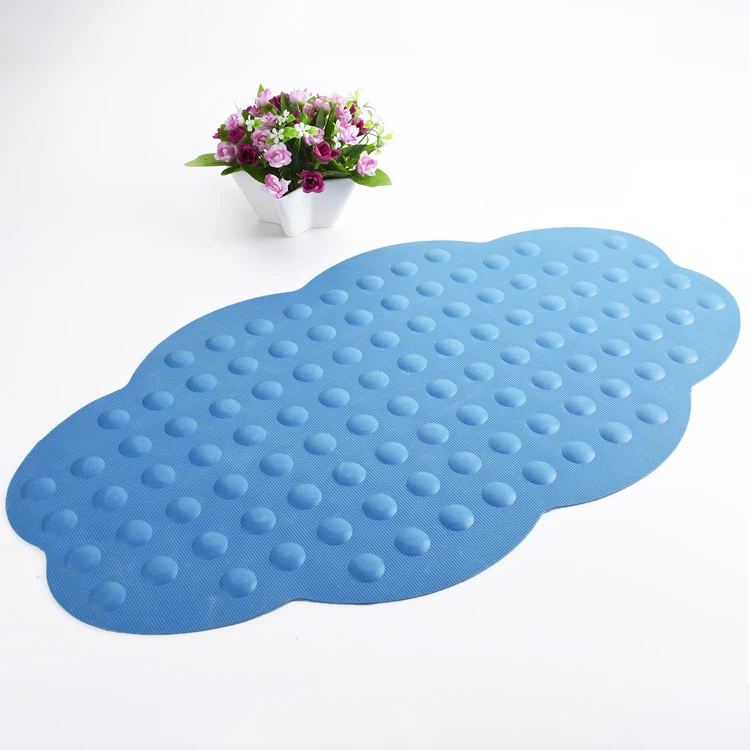 Hot Sale Custom Bubble Oval Bathroom Rubber Mat Non Slip Bathtub Bath