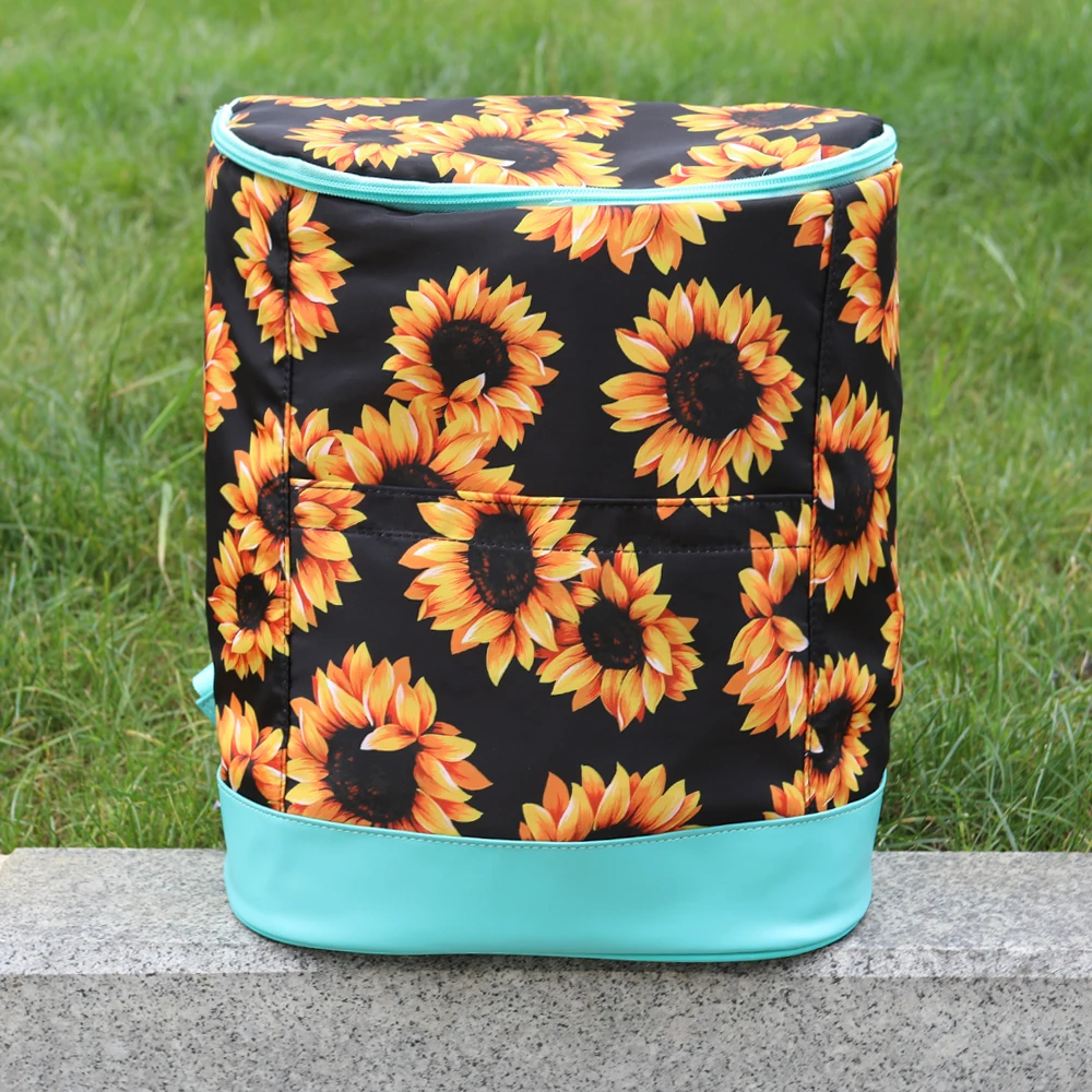 

Free Shipping Sunflower Cooler Backpack Leak Proof Large Cooler bag Lightweight Insulated Backpack for Lunch Travel Beach
