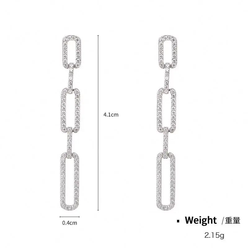 

White Rope Orochimaru Big Tassle Whole Sale Round Gold Quartz 925 Dangle Man Earrings, As photo