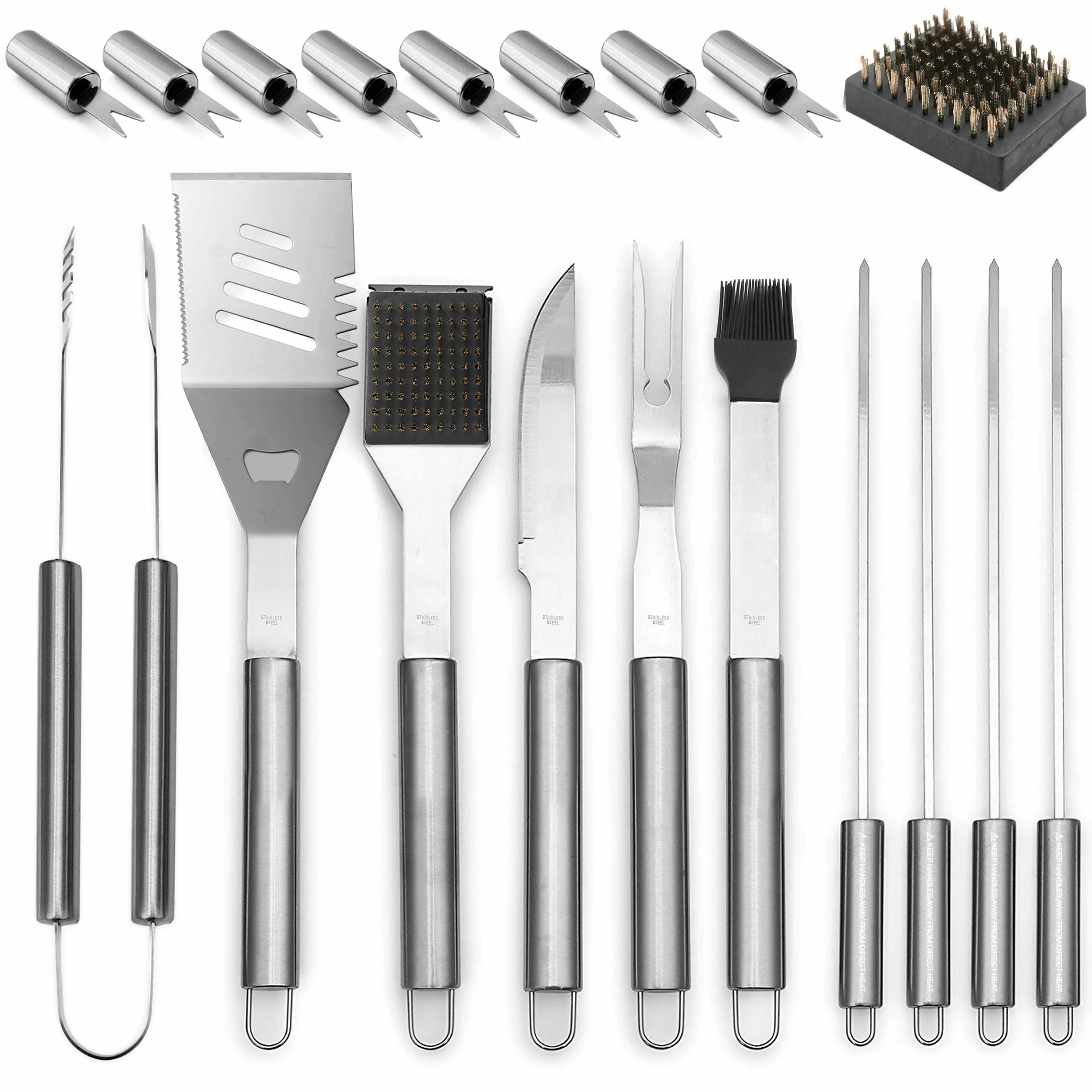 High Quality 20 Piece Stainless Steel Bbq Grill Tools Set With ...