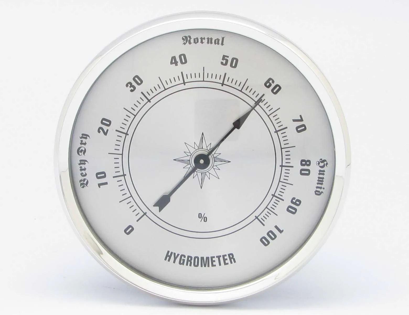 90毫米湿度计/空气湿度/黄铜/no baterry/金属嵌件/高级书桌装修