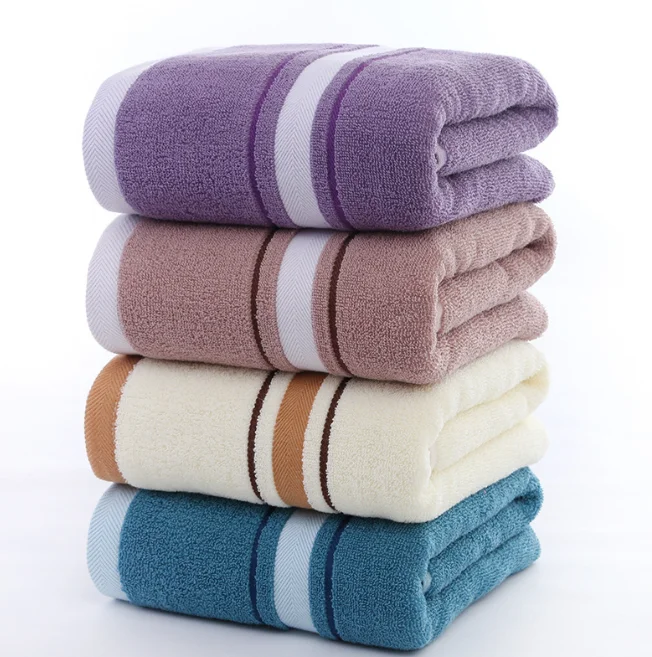 

Factory Custom Wholesale 32s Soft 100% Cotton Dobby Jacquard Luxury Bathroom Bath Towels Set