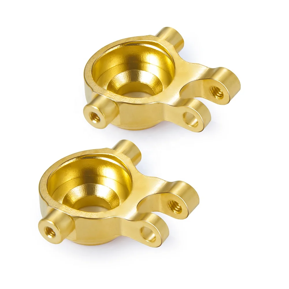 

2Pcs RC Car Brass Steering Blocks Steering Knuckle For TRX4M TRX-4M 1/18 RC Crawler Car Upgrade Parts Accessories