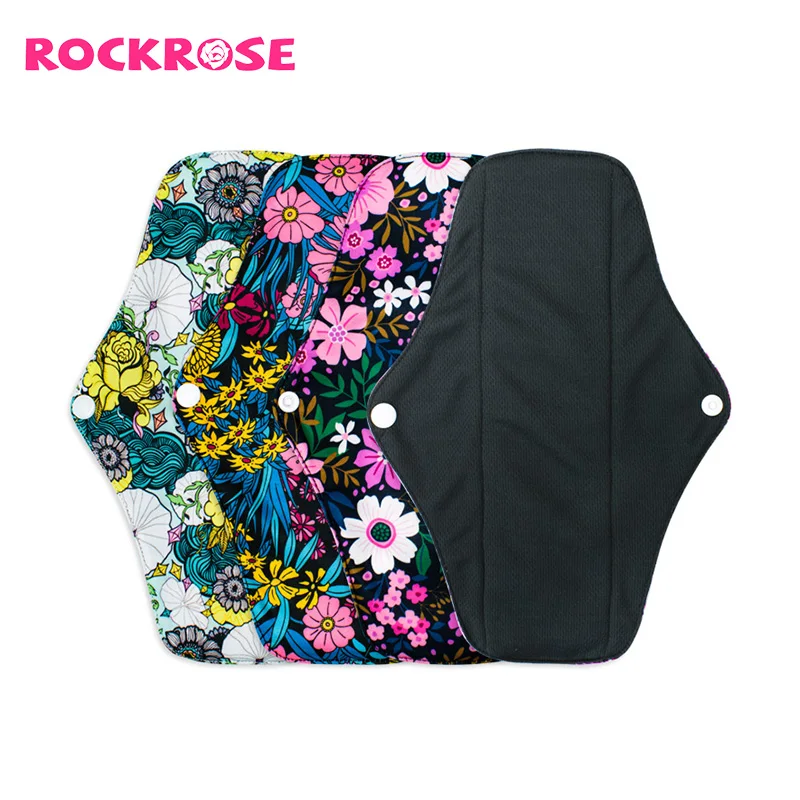 

RockRose Wholesale Custom Super Breathable Reusable Biodegradable Women Sanitary Pad Napkin Ladies Sanitary Pads Manufacturer