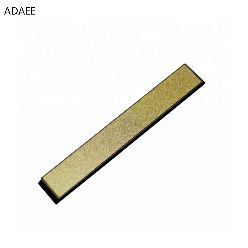 

Adaee Titanium coated polycrystalline 80# 600# 1000# 2000# 3000# diamond Sharpening Stone for DMD Knife Sharpe 150*20*5 mm