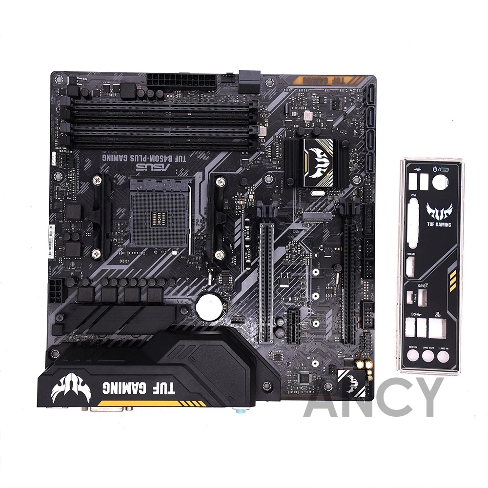 

Used,Asus TUF B450M-Plus Gaming AMD 2 AM4 DDR4 DVI-D M.2 mATX Motherboard