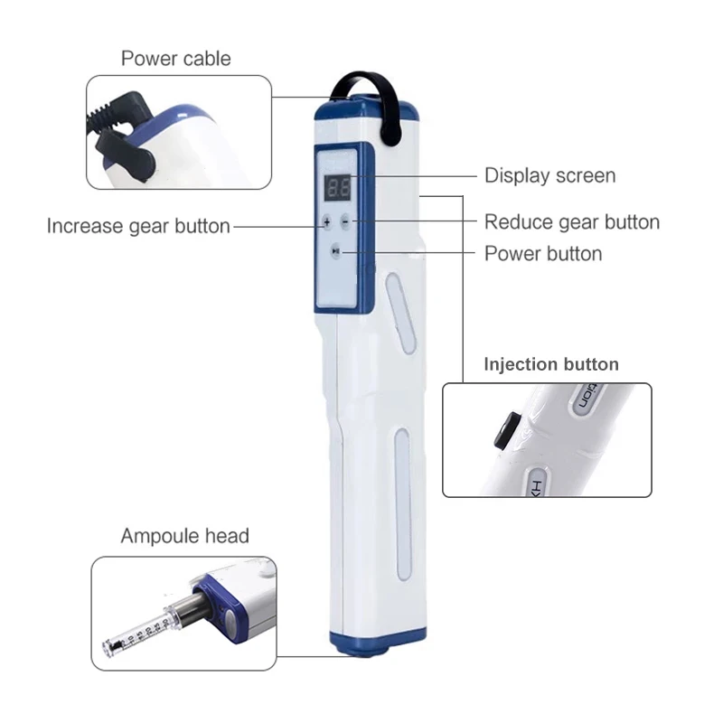 

Factory wholesale 0.3ml adjustable meso dermal filler mesotherapy pen injector for sale