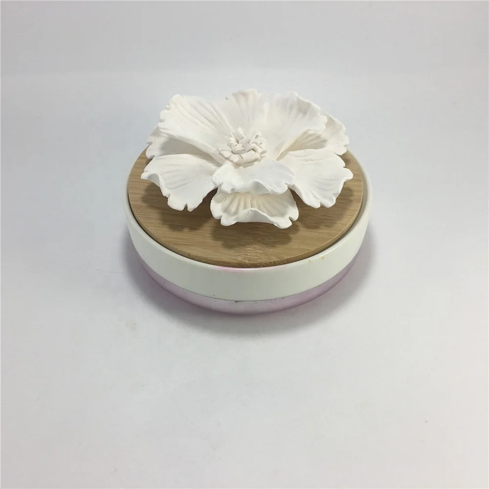 

Ceramic flower Fragrance essential aroma diffuser gift set, As photo or customized
