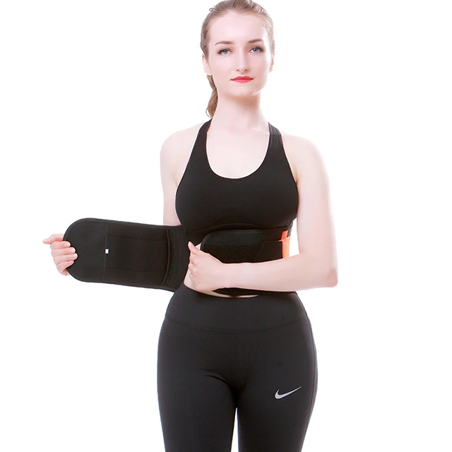 

Multiple colors options logo customized fitness waist trainer sweat belt waist back support belt, Customized color
