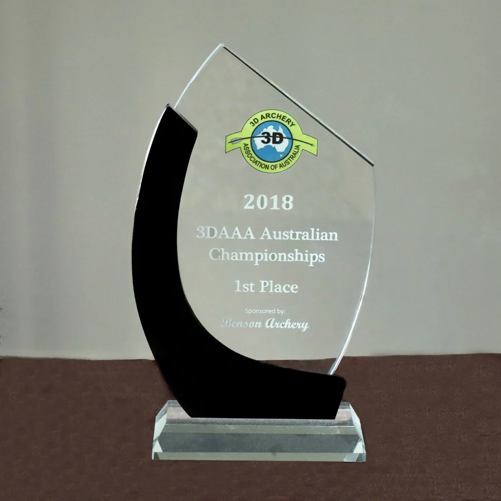 Mhj142 Wholesale Crystal Trophy Glass Award With Base Buy Glass