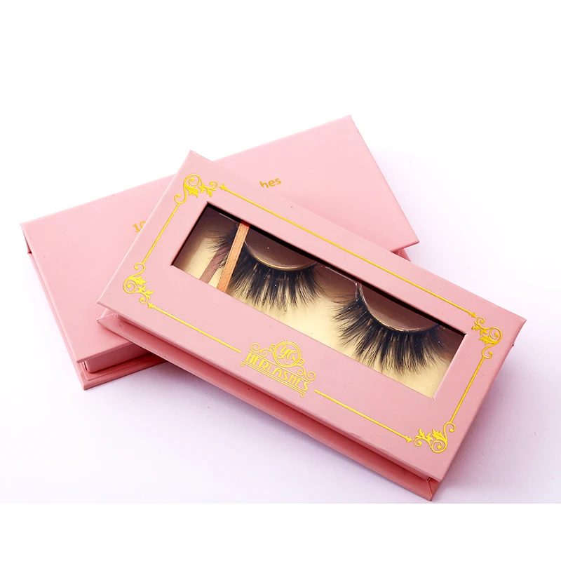 

Wholesale Vegan full strip reallly mink lashes 3D Mink Eyelashes With Custom Box eyelashes