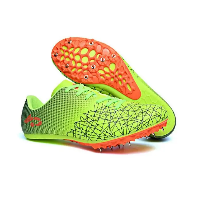 Running spikes shoes men and women sprint track and field shoes professional competition nail shoes size 36-45