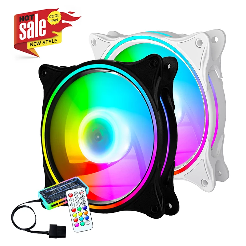 

Factory in stock Custom Silent Led PC Case fan RGB Ventilador 120mm rgb fan Computer Fan 120mm cpu cooler for pc case cooling