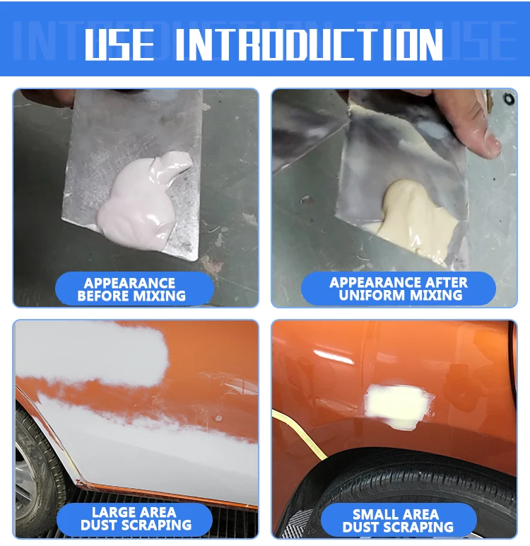 Universal 2k 3.5kg Car Body Filler Automotive Blade Coating Repair Fast
