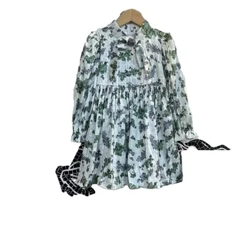 

2021 New arrivel princess dress baby girls long sleeve sweet chiffon formal dress Childrens Clothing Girls Clothing Girls dress