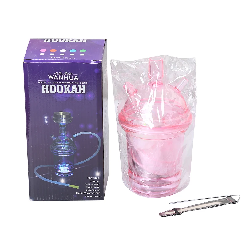 Wholesale Cheap Custom Plastic Acrylic Hookah Travel Led Light Car