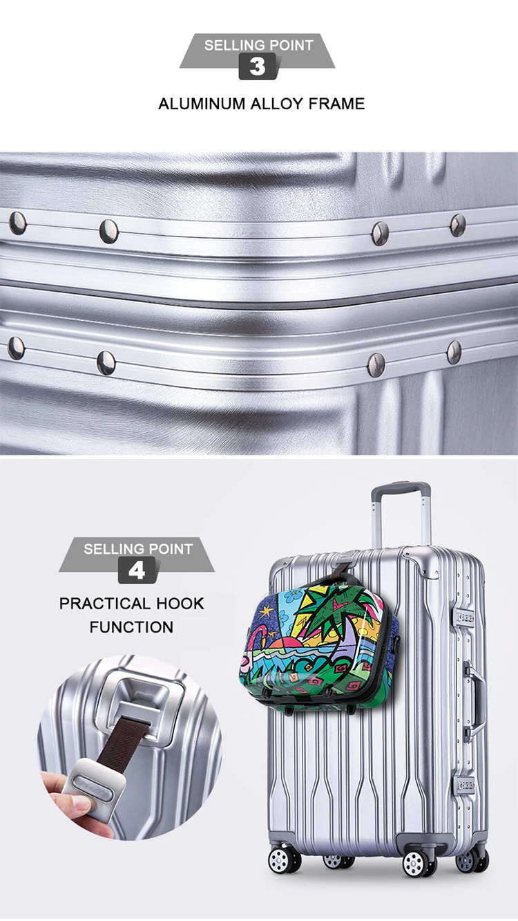 Extra Large Size Best Brand Hard Side Suitcase Sets Rolling Luggage