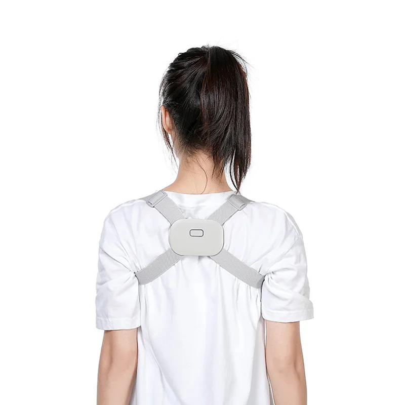 

Smart Sensor Vibration Upper Back Clavicle Brace Adjustable Shoulder Straightener Posture Corrector