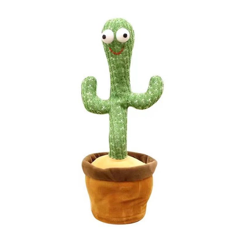 

Hot Selling Funny Wriggle Doll Recorder Singing Plush Dance Toy Dancing Cactus