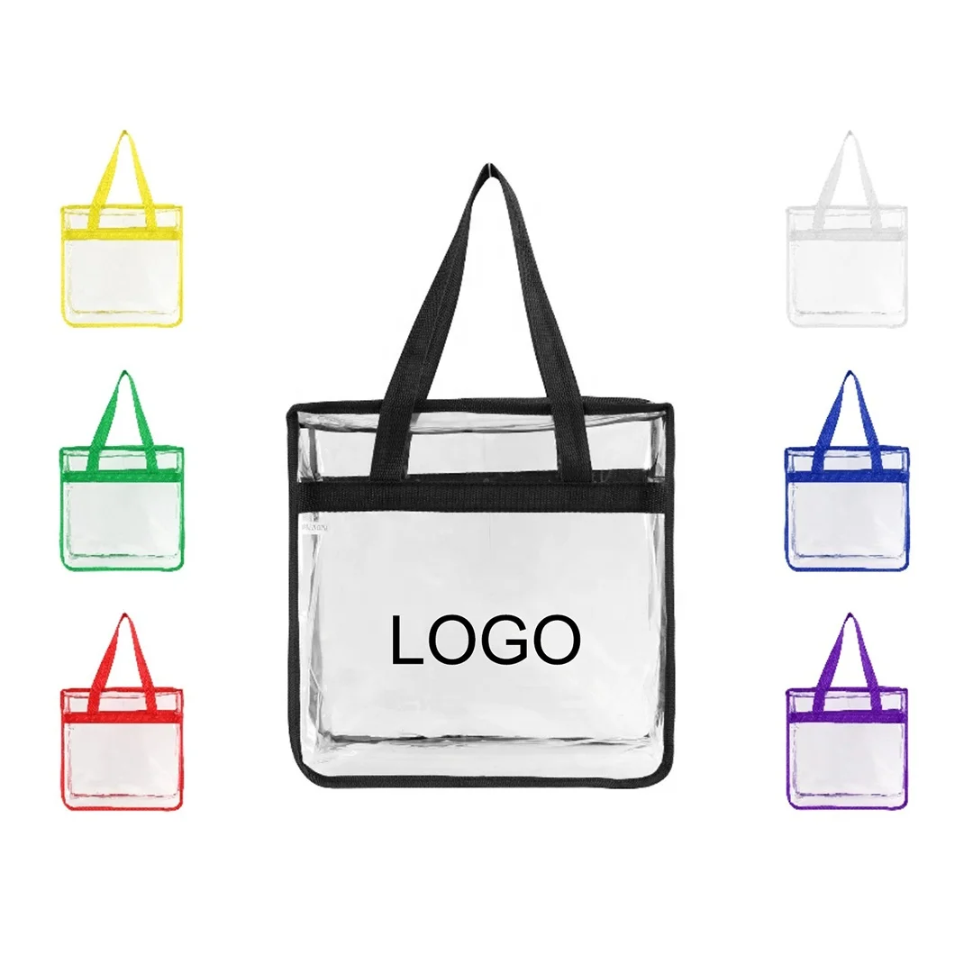 

Custom LOGO Stadium Approved Clear Tote Bag