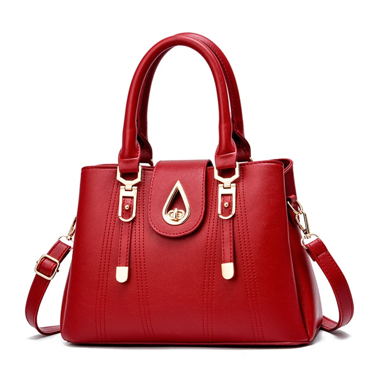 

oem fashion pu leather ladies bags handbag tote