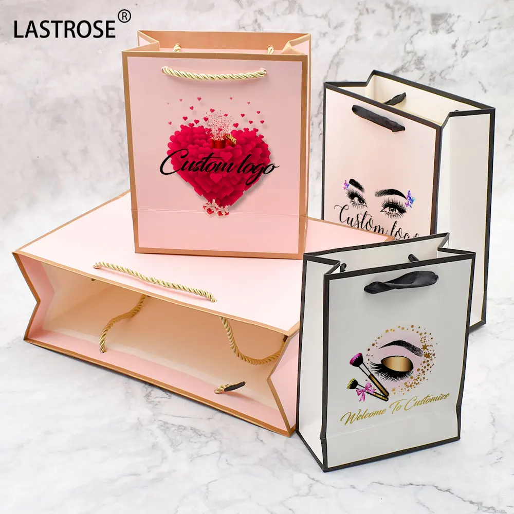 

Wholesale Mink Lash Vendor Magnetic Lashbox Custom Logo Eyelash Packaging Case Box Private Label Lashpackaging Gift Bag, Many colors to choose from