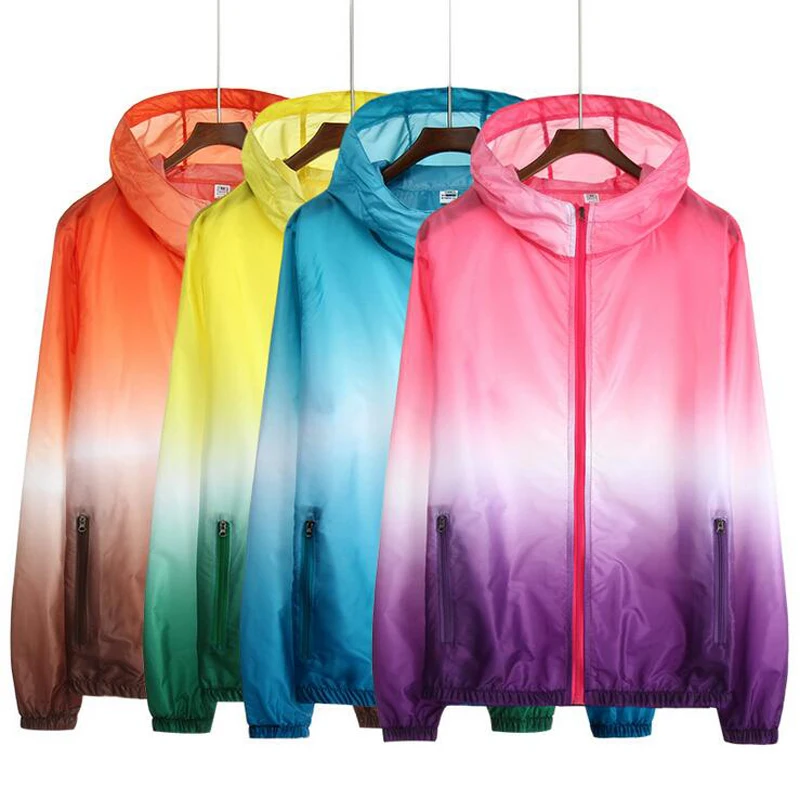 

Men Women Windproof Hiking Skin Jacket Anti-UV Ultra-Light Cycling Windcoat Climbing Beach Windbreaker Running Top