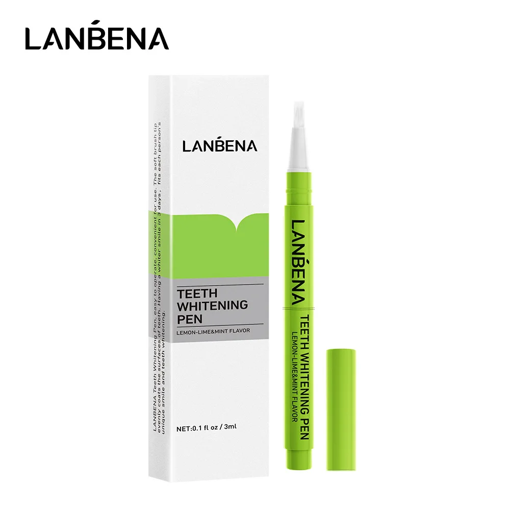 

LANBENA Teeth Whitening Pen Professional Easy Fast Removes Plaque Stains Tooth Bleaching for Whitening Teeth