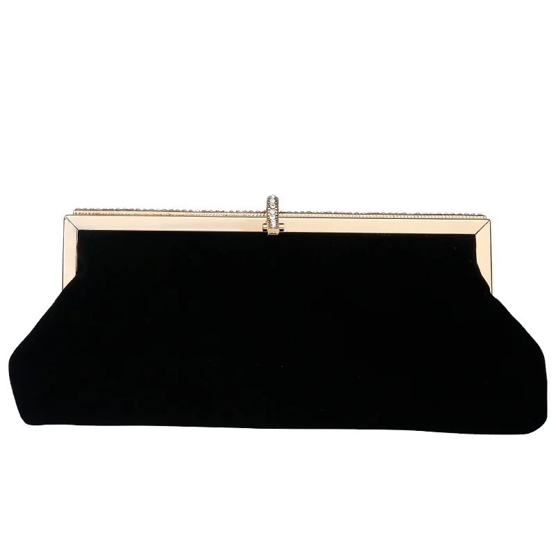 

Elegant Ladies Fashion Velevt Clutch Bag