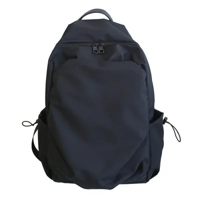 

2021 Hot selling custom logo outdoor designer for laptop school bags couples waterproof plush schoole Nylon backpacks bag men, Black, gray