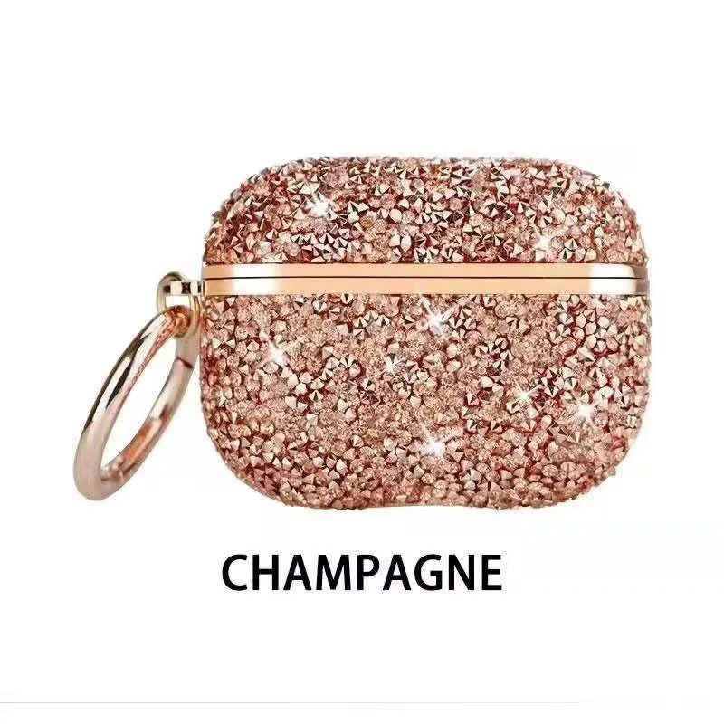 

Luxury Case Bling Case Keychain For Girls Women Wireless Charging New Diamond Cover Case For Airpods 1 2, Multi colors