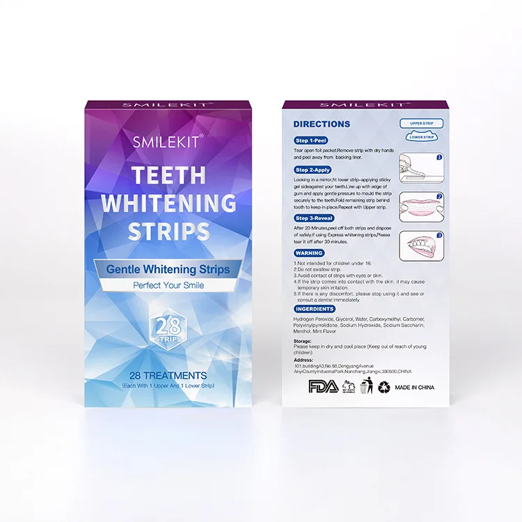 

White Teeth Whitening Strips Private Label Whole Sale 14 Pap Sunbed Toothpaste Teeth Beauty Whitening Strips