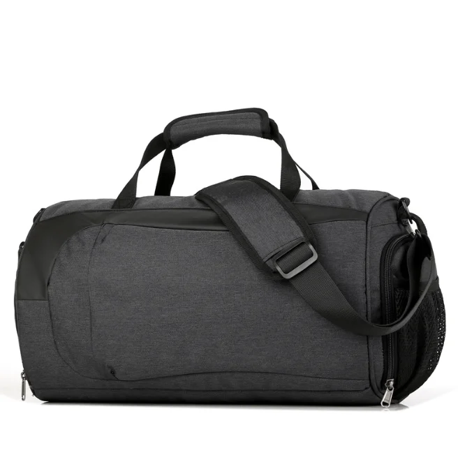 

Gym Duffle Bag Backpack Waterproof Sports Duffel Bags, Black, brown