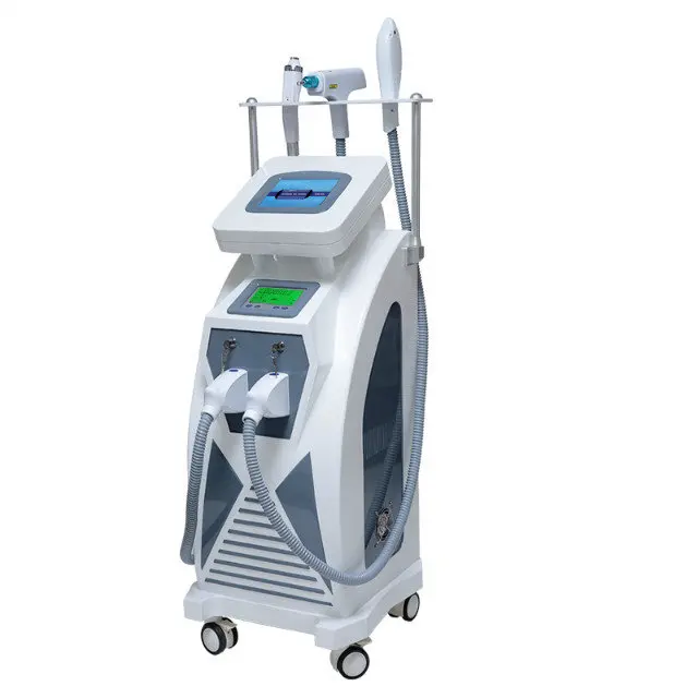 

3 in 1 multifunction nd yag laser tattoo removal SHR opt hair removal RF face lifting wrinkle removal skin tightening machine