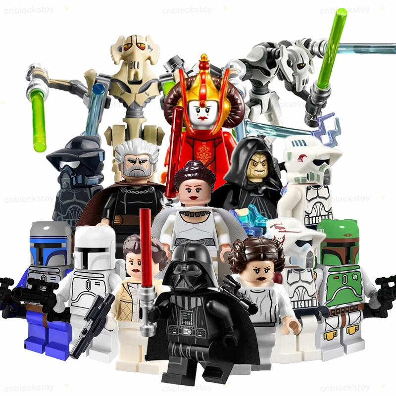 

PG623~PG645 Clone ARC Boba Fett Darth Vader Maul Leis Trooper SW Wars Mini Bricks Figure Building Block Set Kids Collect Toy