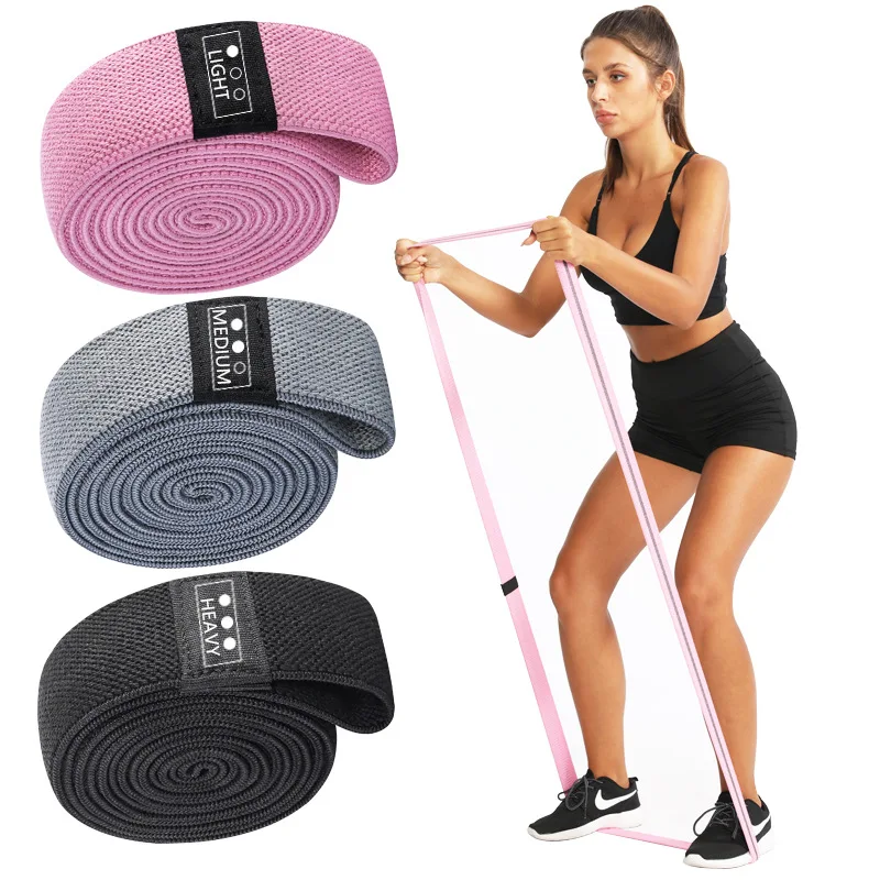 

Fitness Rubber Band Elastic Yoga Resistance Bands Set Hip Circle Expander Gym Fitness Booty Band Home Workout